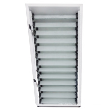 Italian toilet exterior glass louver door